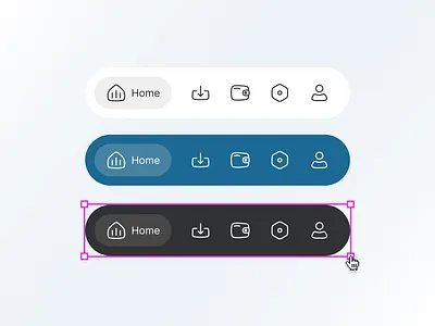 The First Shot concept icons navigation bar ui ui design ux vector