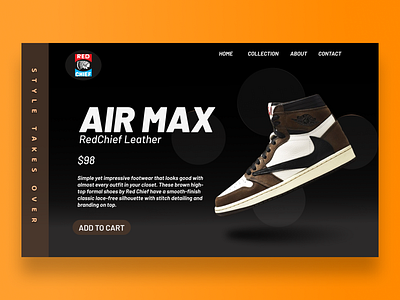 Shoe Landing page