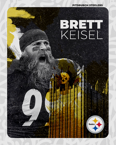 Brett Kiesel Poster Steelers