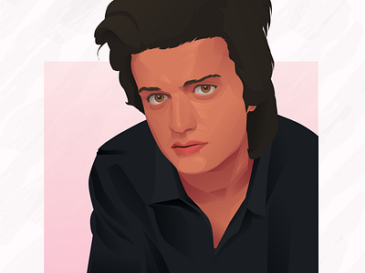 Fan art - Steve Harrington branding design graphic design illustration logo typography ui ux vector web design