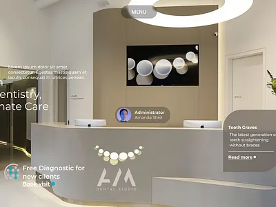 Dental Web concept branding clinic design concept dental dental design design ui ui design ux uxui web web design