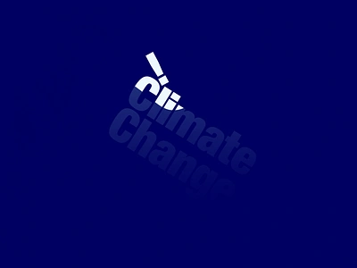 Climate Change | Typographical Poster graphics illustration message poster sans serif simple sink text typography water