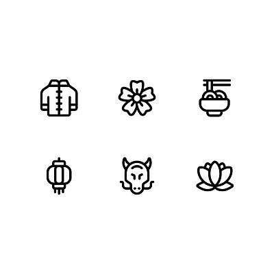 Chinese New Year Icons! happy new year