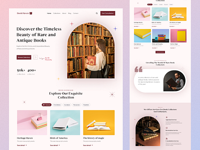 Book landing Ui/Ux website design 3d animation branding design digitalproductdesign figma illustration interaction design landing page design logo minimal design motion graphics productdesign trendy ui user experience design user interface design ux design visualdesign web design