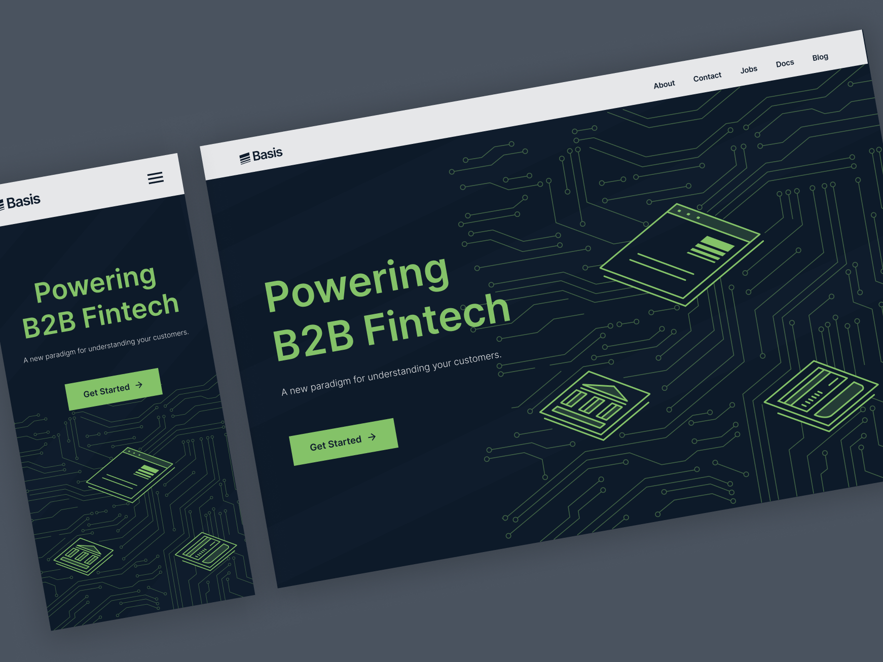 Example of Landing Page Illustration Design