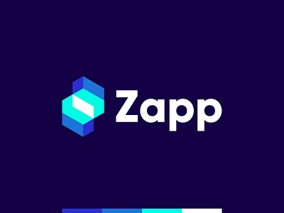 Zapp, logo design for energy-efficient coding platform coding efficiency efficient energy energy management green energy letter mark monogram logo logo design power renewable energy smart grid sustainable susteinability susteinable tech technology virtual platform z zapp