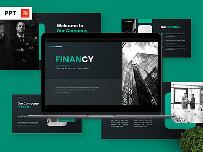 Financy - Finance Powerpoint Templates infographic marketing portfolio powerpoint presentation template