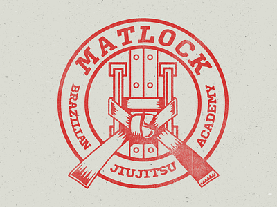 Matlock Brazillian Jiujitsu Logo branding brazillian color design flat graphic design illustration jiujitsu logo matlock vector vector art