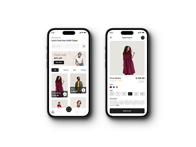 Fashion Store Mobile App app clean ecommerce fashion fashion store mobile app minimal mobile shop simple ui uiux