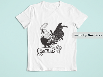 Be Brave Tees branding graphic design logo t shirt design tees