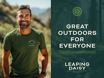 Leaping Daisy Exploration & Brand Application brand branding california camping color design graphic design illustrator logo mountains nature outdoor outdoor branding outdoors sierra nevada wilderness