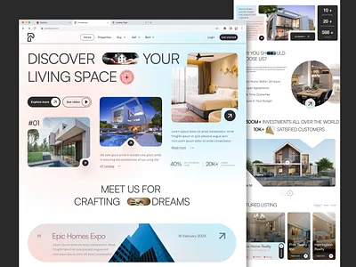 PRIMEHAVEN || REAL ESTATE WEBSITE UI UX bento bento style bentobox clean design landingpage light mode logo miniman moderndesign portfolio real estate real estate landingpage real estate website ui uiux ux website