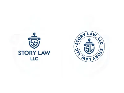 Story Law, LLC - Attorney & Lawyer Logo attorney lawyer logo design attorney logo badgelogo emblemlogo fiverr logo design law law firm law firm logo law logo pinterest law office lawyer logo lawyer logo 99designs lawyer logo fiverr letter attorney logo letter lawyer logo letterlogo llc attorney lawyer logo monogramlogo rimongraphics