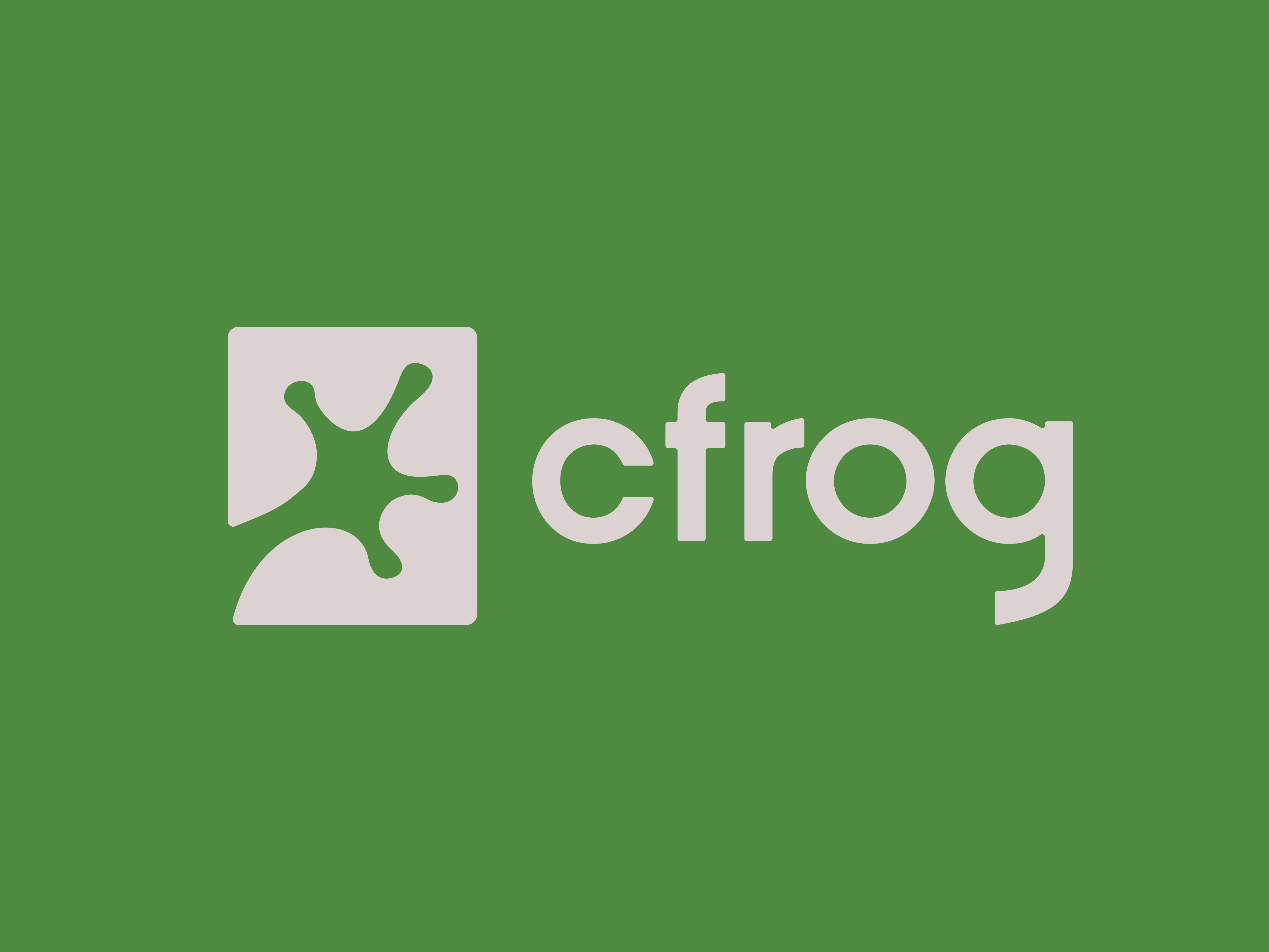 CFROG branding graphic design logo nonprofit