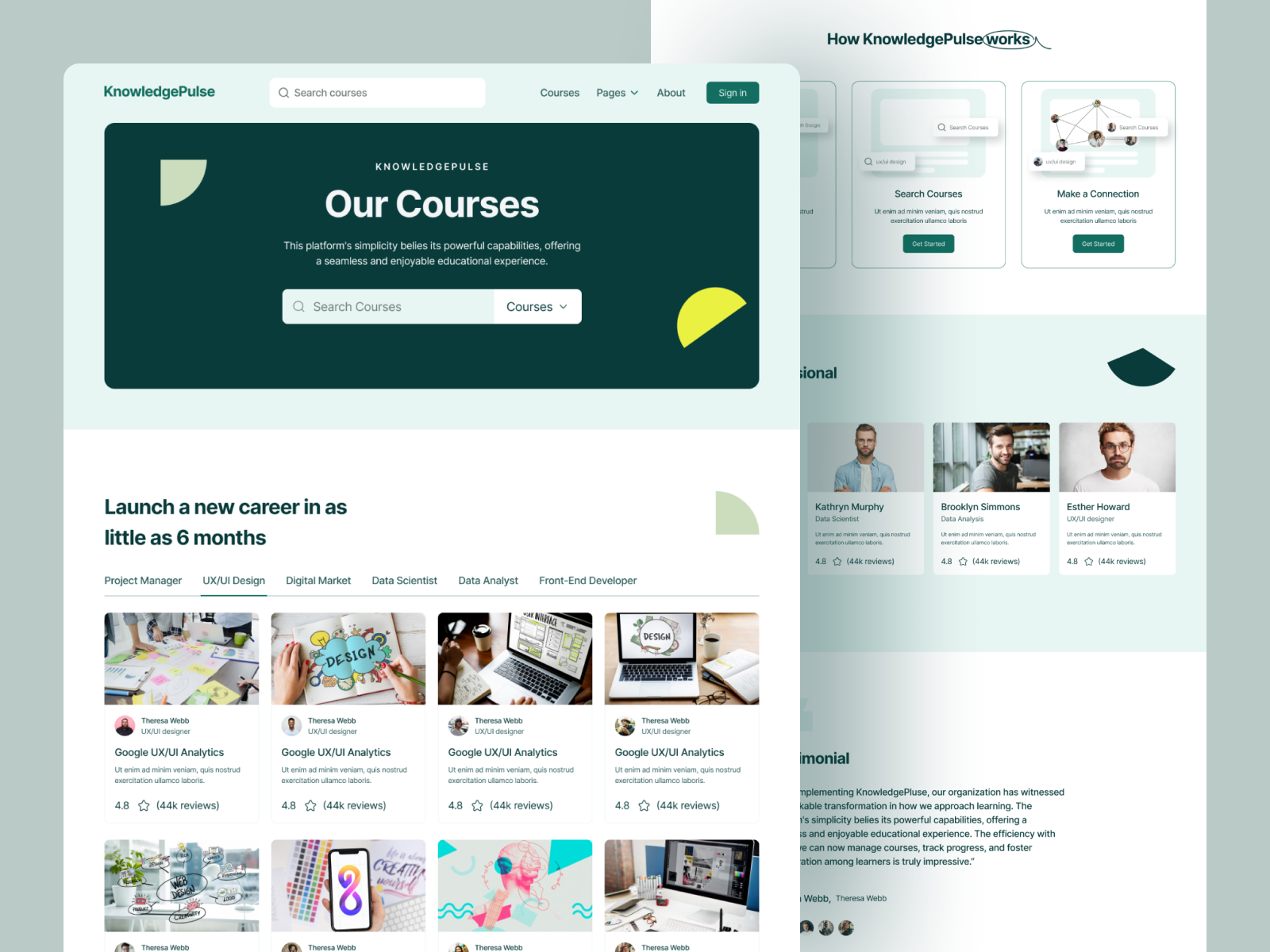 Example service media