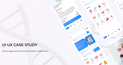 UI UX Case Study: Appointment & Consultation Mobile App case study doctor consultation app full mobile app view mobile app ui case study ux case study
