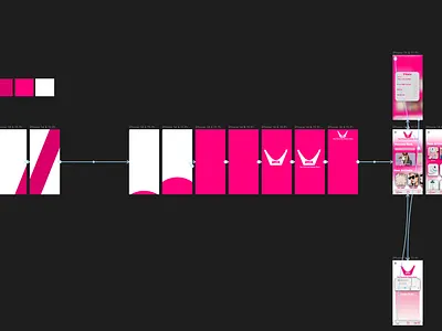 Women Clothing App Desgin branding ui