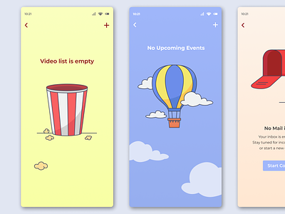 Mobile Pop-ups: Simple Design, Easy to Use 🍿📬 app design graphic design illustration ui ux vector