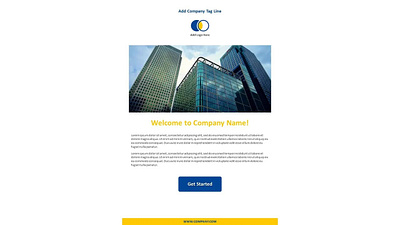 One Page Welcome Newsletter PowerPoint Slide creative powerpoint templates kridha graphics powerpoint design powerpoint presentation powerpoint presentation slides powerpoint templates presentation design presentation template