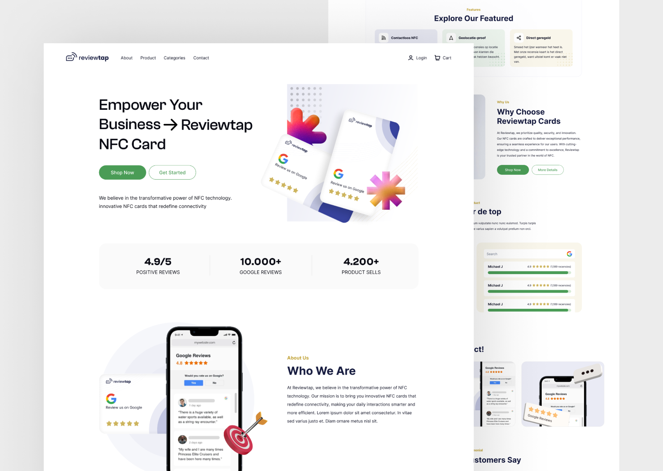 Example of Professional Website Design