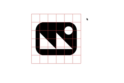 From image icon to camera icon design grid icon pictogram