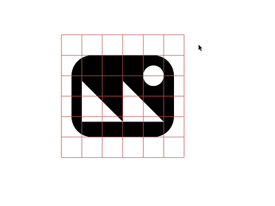 From image icon to camera icon design grid icon pictogram