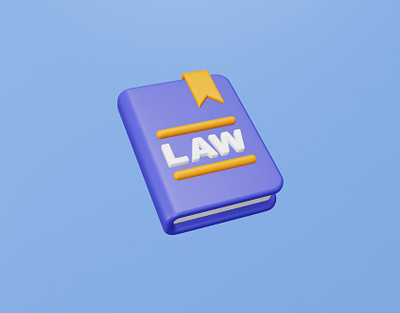 Law Book 📘🔖 blender 3d