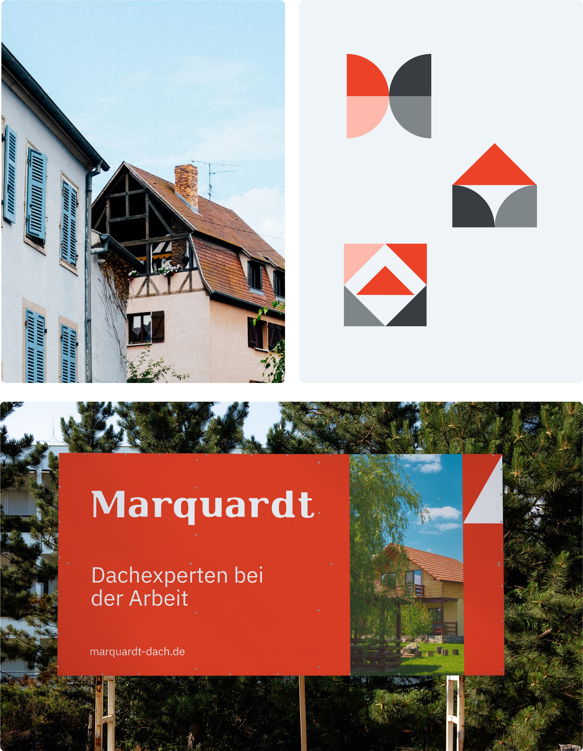 Marquardt - Roofing Company by Tim Wilden on Dribbble