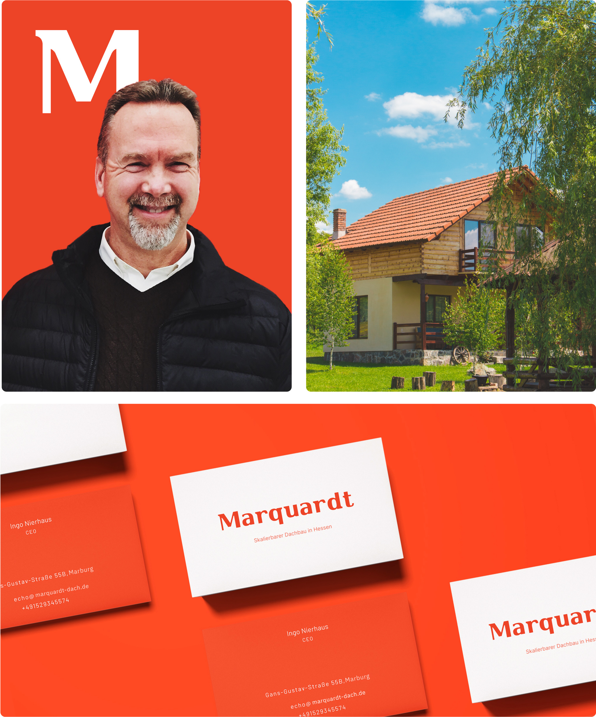 Marquardt - Roofing Company by Tim Wilden on Dribbble