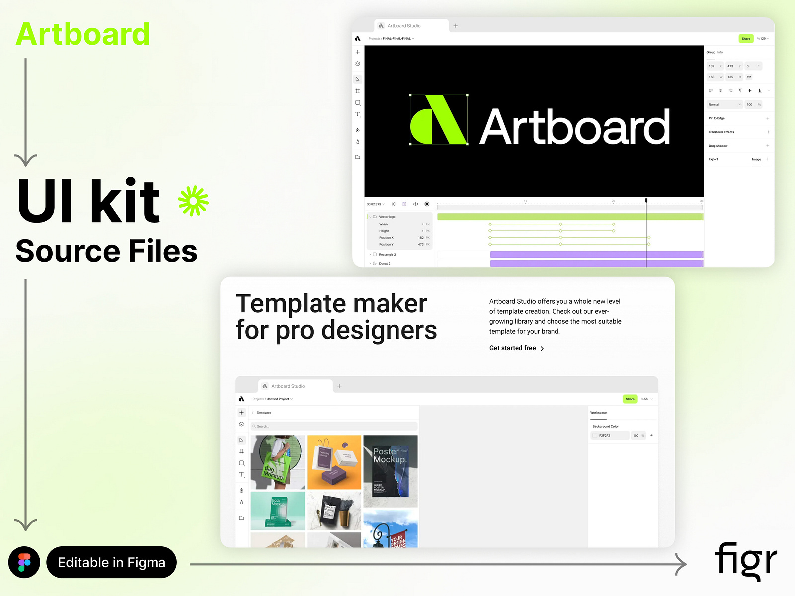 Make Artboard UI your own by Figr Design on Dribbble