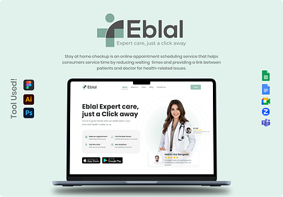 Eblal (Medical App) 3d animation branding graphic design logo motion graphics ui