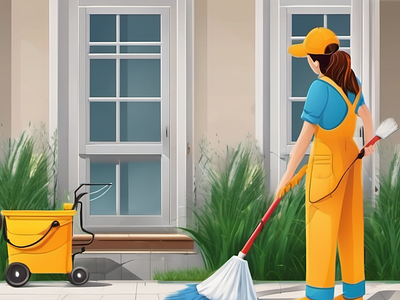 House Cleaning Illustration bondclean graphic design housecleaning