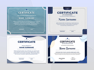 Creative Certificate of Achievement! artwork certificate certificate design certificate of achievement certifivate printable dribbble creatives modern certificates profesional certificate professional certificate