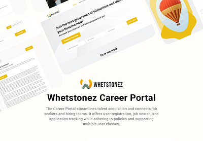 Whetstonez (Career Portal) 3d animation branding graphic design logo motion graphics ui
