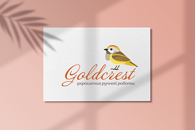 Logo for hand-made jewerly brand Goldcrest branding design design logo graphic design logo logotype vector vector graphic