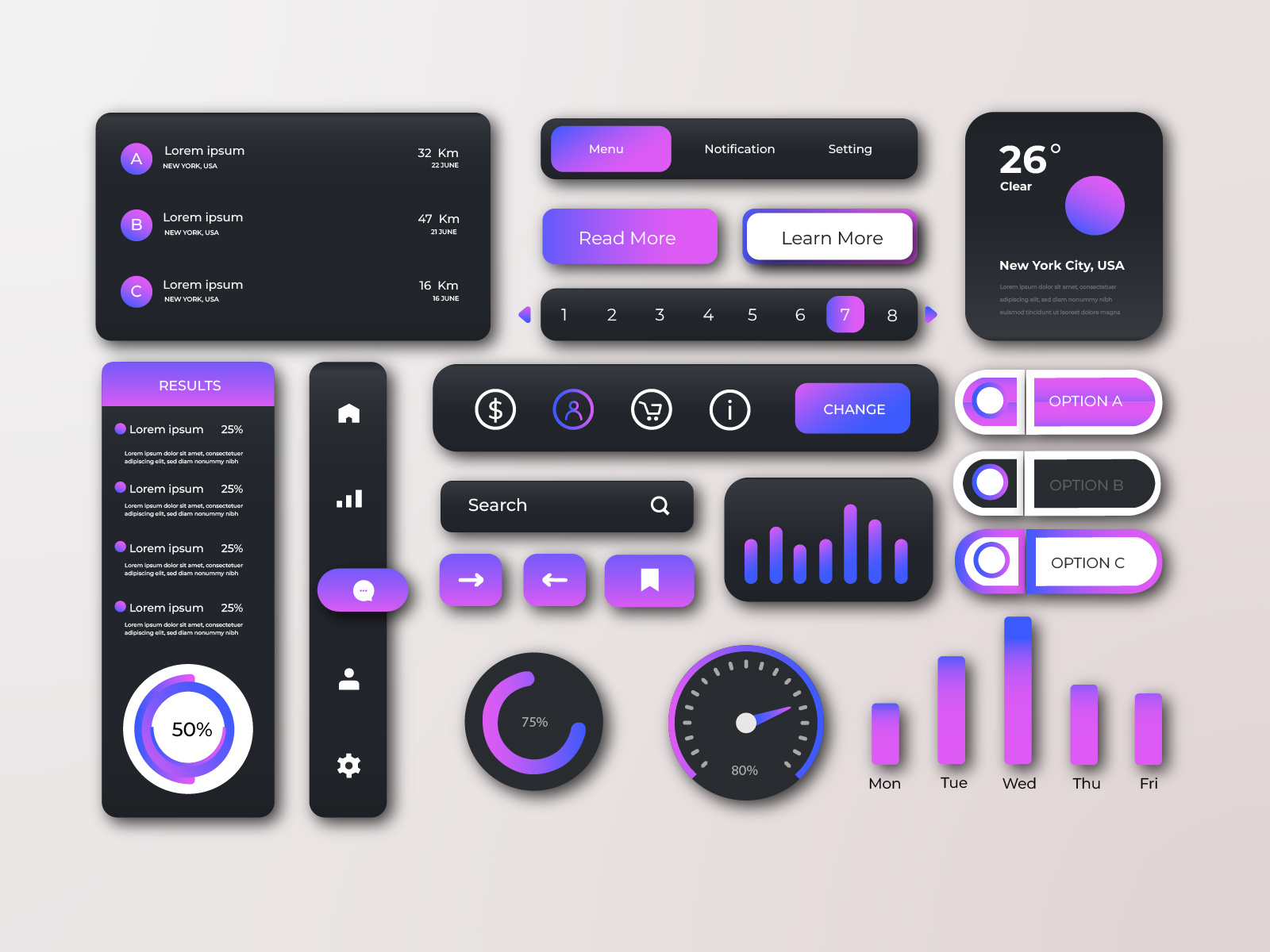 UI Tool Kit by Anuj on Dribbble