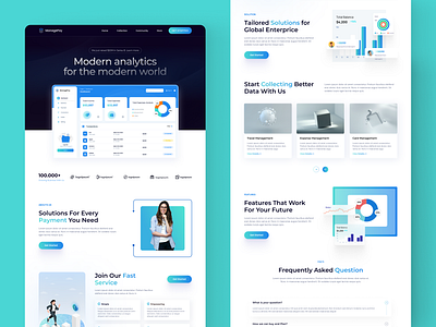 ManagePay Management | Software Design branding design figma graphic design hero section landing page logo management managepay product design software ui ui ux userexperience userinterface ux web app website design website ui