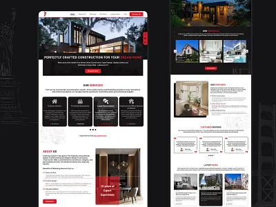 Construction Website Homepage architectureonline buildingexcellence constructionfirm constructionindustry constructiontech constructionwebsite creativeweb design innovationindesign moderndesign responsivedesign sitenavigation ui uiux usaconstruction userexperience webdesign webdevelopment webinspiration webshowcase