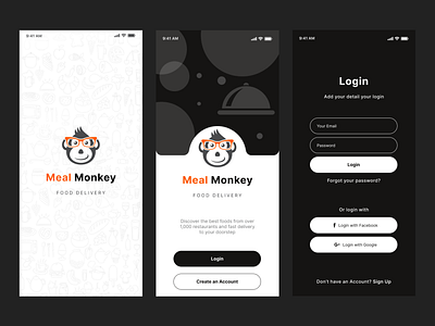 Food Delivery - Mobile App app food delivery app desin minimal mobile mobile app mobile app design ui ui design user interface ux ux ui design