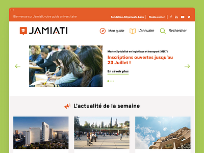 Jamiati - Branding & Website branding interaction design product design responsive ui design ux design website design