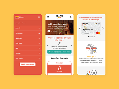 L'bankalik - Website & App design animation colors illustration interaction design mobile app product design ui design ux design website design