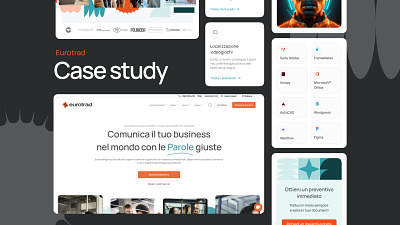 Eurotrad - Translation agency redesign agency branding case study cro ui ux