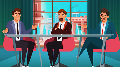 Meeting business Animation