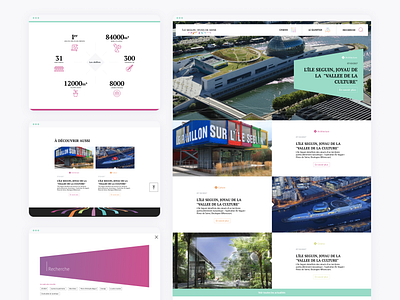 Île seguin - Rives de seine - Branding & website animation branding corporate interaction design ui design user experience ux design web design website workshop