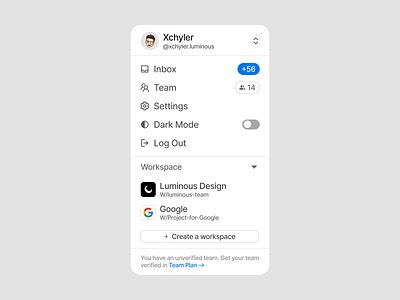 Sidebar Menu app bar component design design system figma inbox landing page light menu modal nav profile row settings sidebar ui ui design ui kit widget