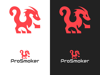Rebranding Prosmoker brand branding dragon graphic design logo vec