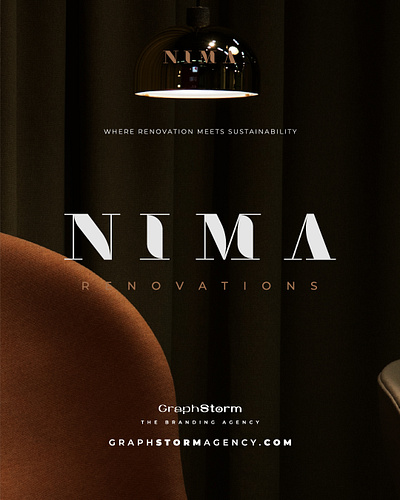 Nima - Luxury logo design elegant logo logotype luxury logo wordmark