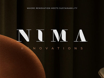 Nima - Luxury logo design elegant logo logotype luxury logo wordmark
