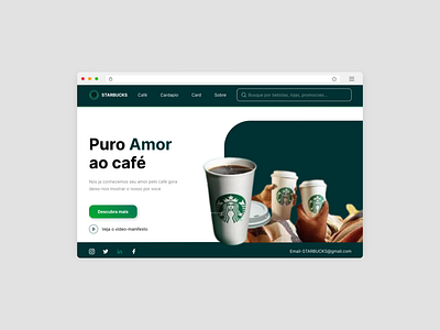 Starbucks Coffee graphic design psot disign ui ux