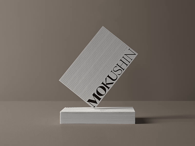 Mokushin – Branding branding e commerce elegant japanese typography web